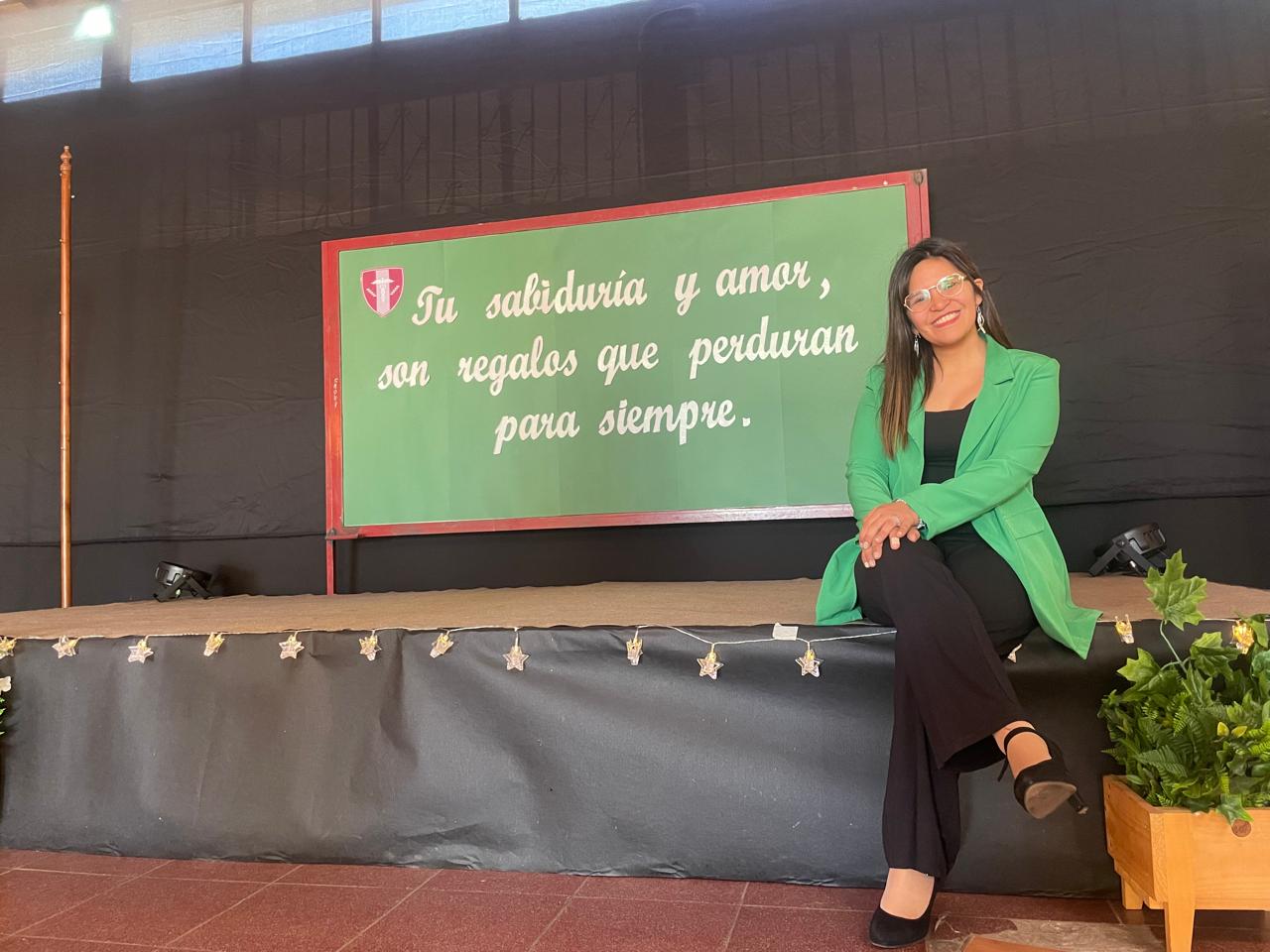 Soledad Arroyo, egresada que, tras haber vivido una experiencia educativa enriquecedora en el área de postgrados de nuestra Universidad