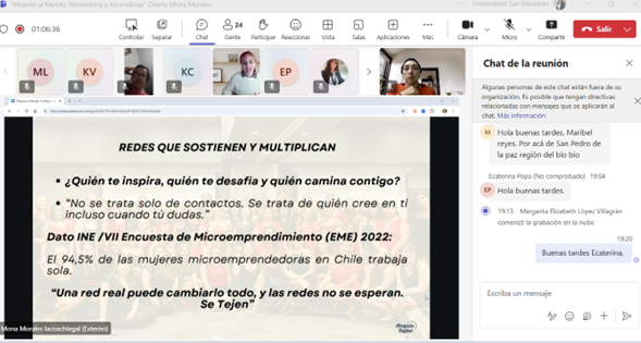 Primer ciclo de charlas online “Mujeres al mando: Networking y Aprendizaje”